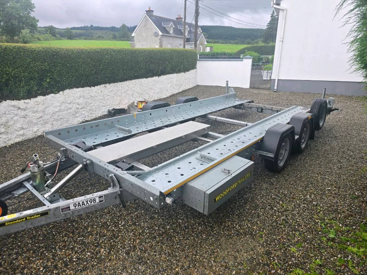 WOODFORD STT80 CAR TRANSPORTER + NEW WINCH - Image 1