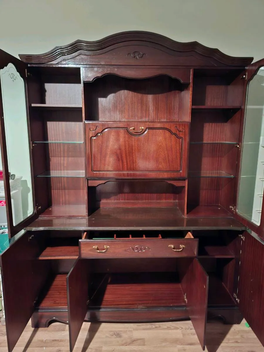 Mahogany display cabinet - Image 1