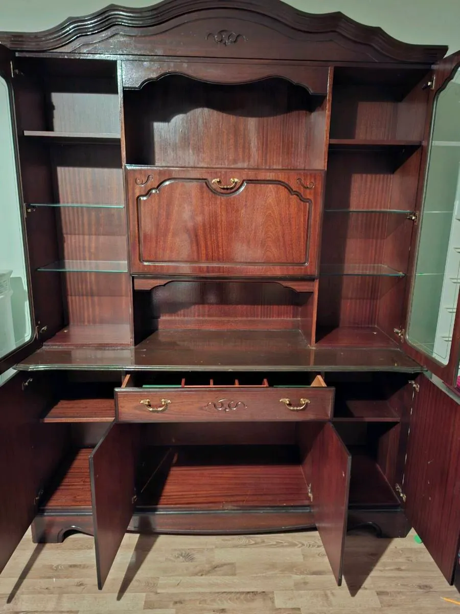 Mahogany display cabinet - Image 2