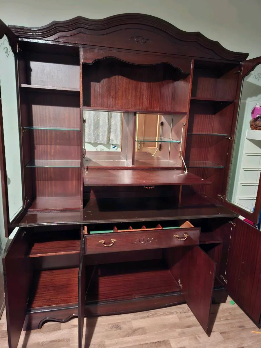 Mahogany display cabinet - Image 3