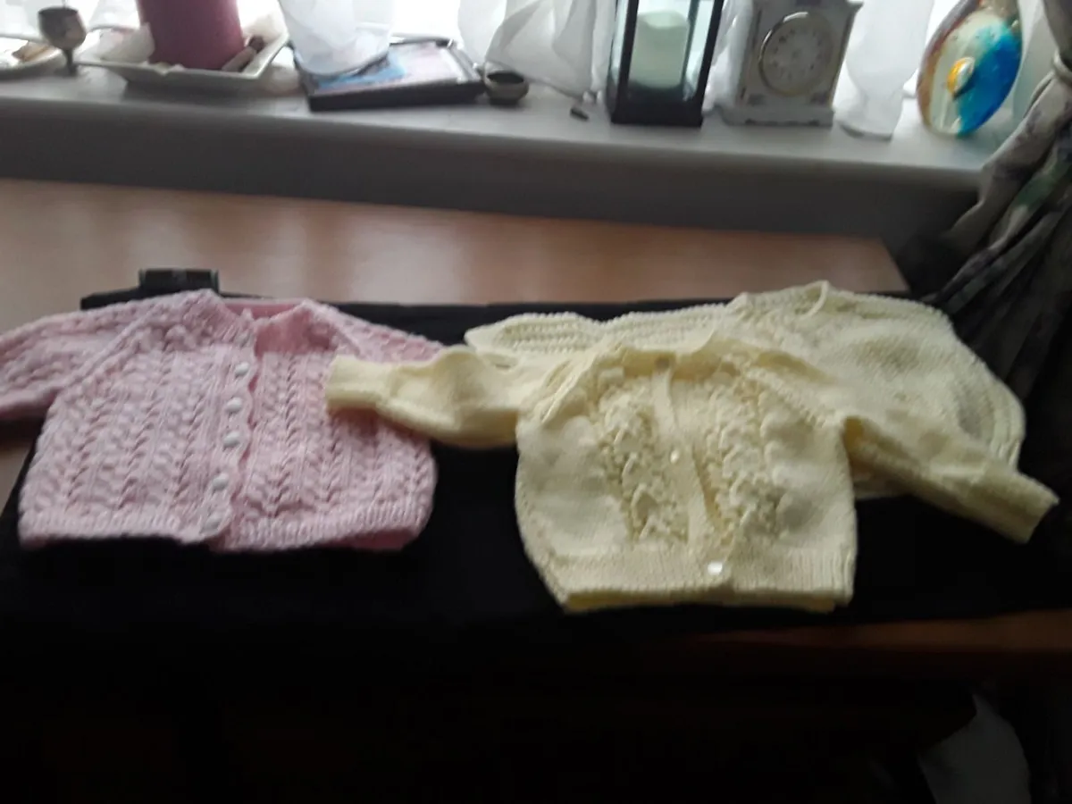 Brand new hand knitted baby cardigans - Image 2