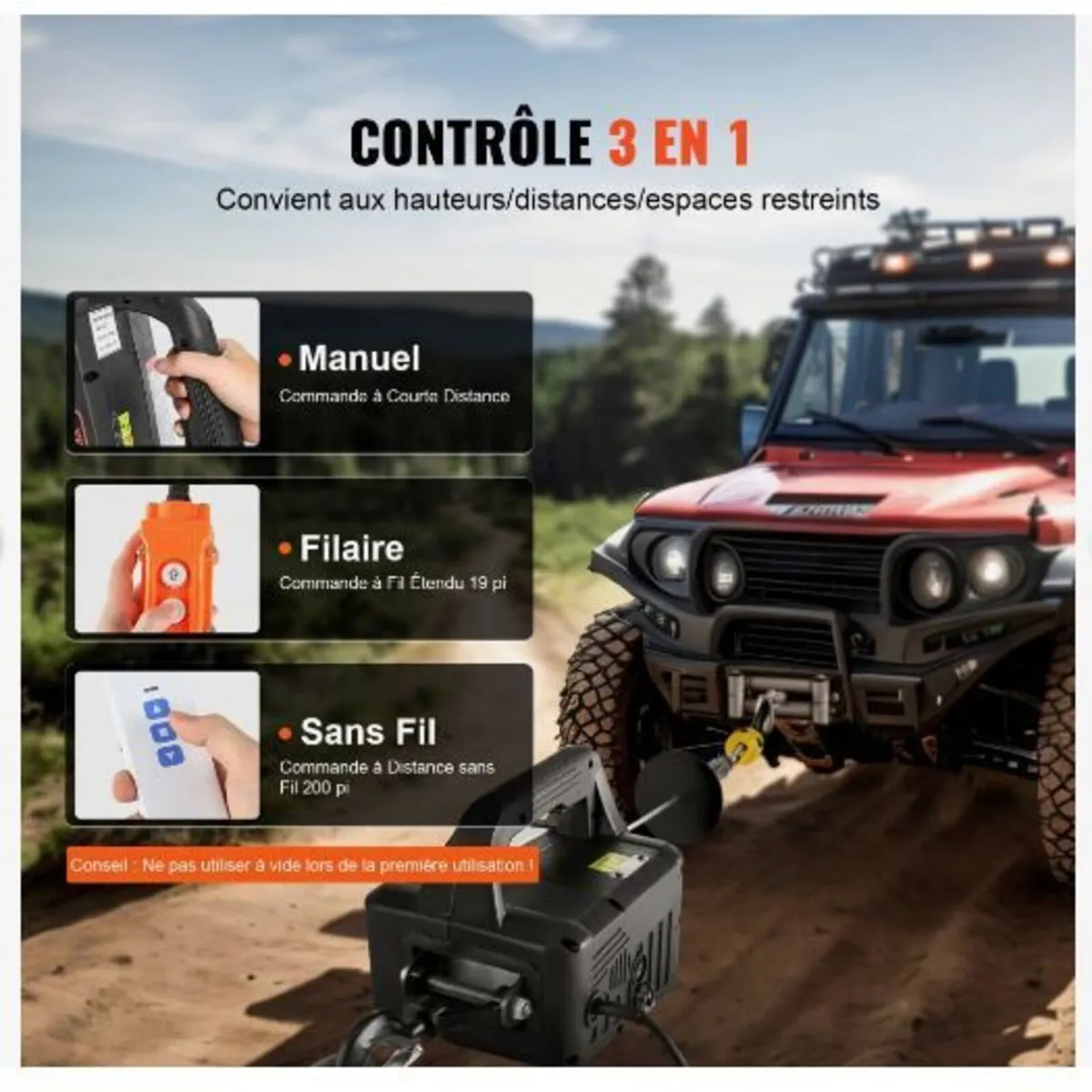 3-in-1 Portable Electric Hoist Winch - Image 2