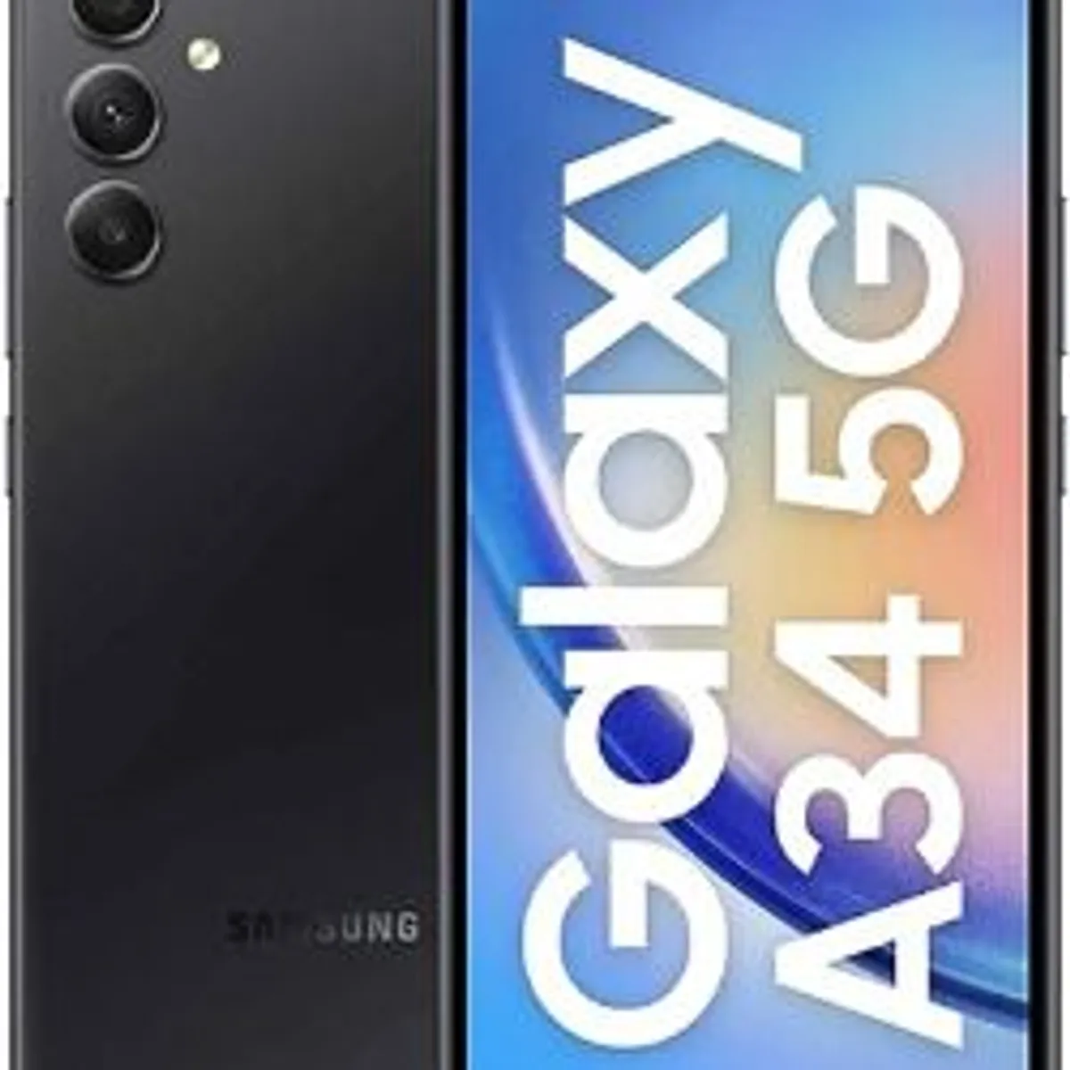 Samsung Galaxy A34 5G 128GB Smartphone 6GB RAM Unlocked Dual-Sim-Free - Graphite/ Used in Very Good Condition - Image 1