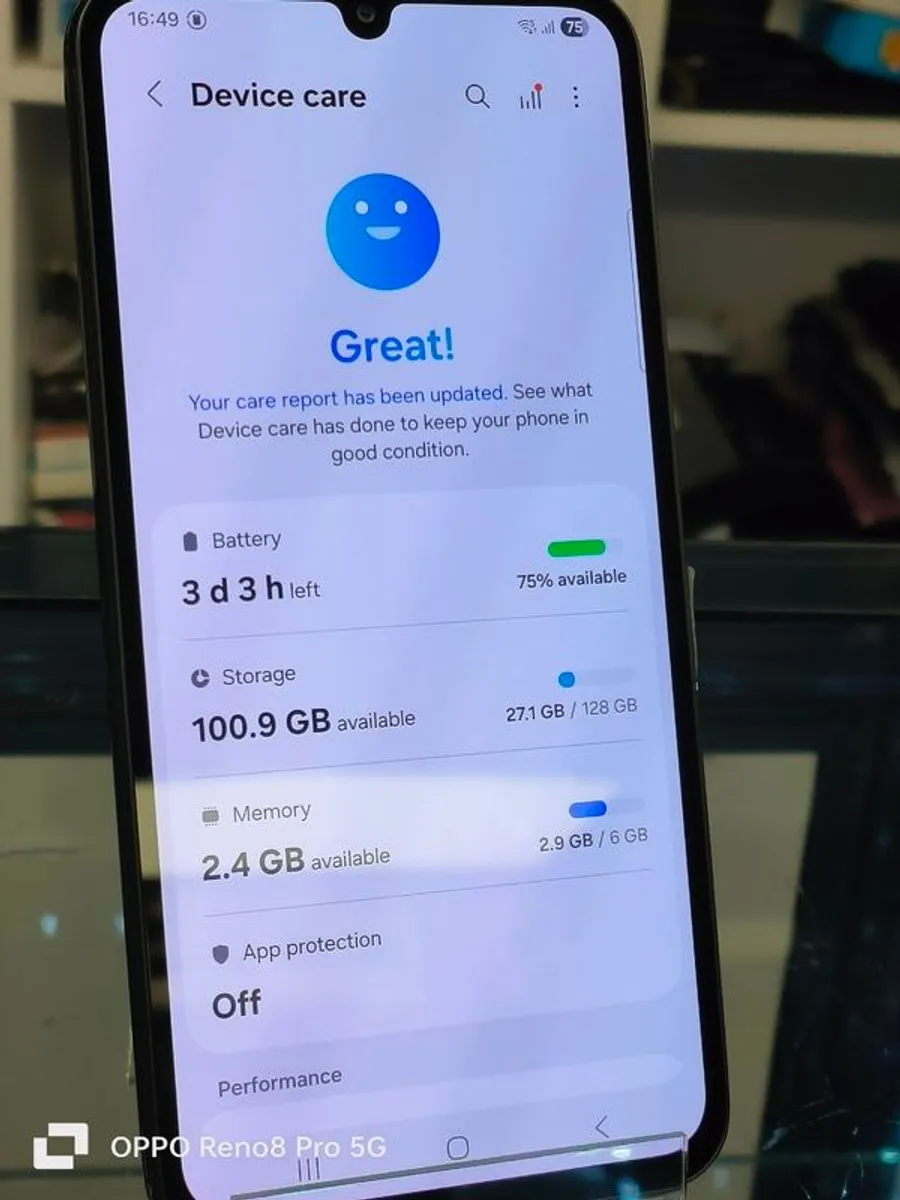 Samsung Galaxy A34 5G 128GB Smartphone 6GB RAM Unlocked Dual-Sim-Free - Graphite/ Used in Very Good Condition - Image 4