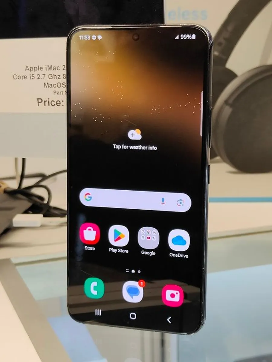 Samsung Galaxy S22 128GB Dual Sim Unlocked, Black / Excellent - Image 3