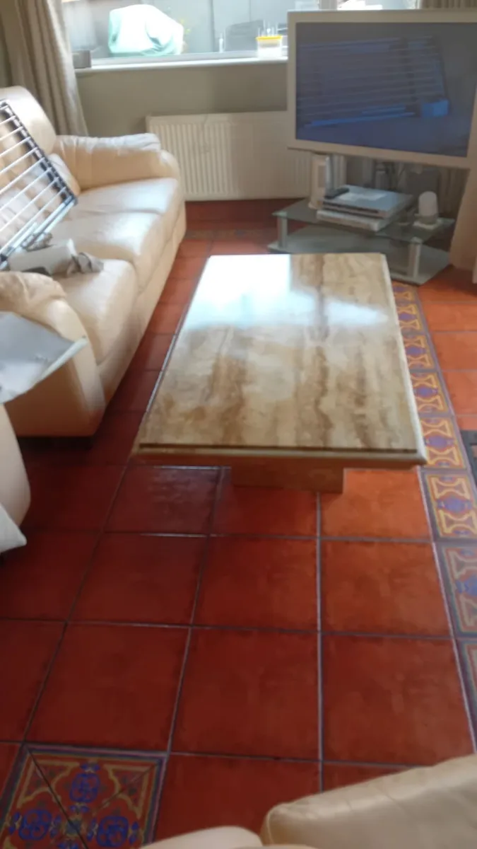 Marble coffee table - Image 1