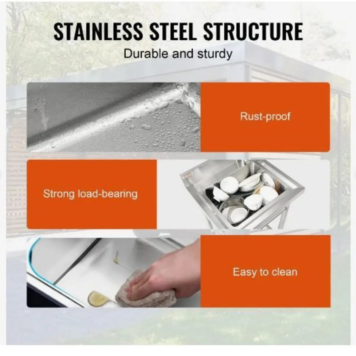 Stainless Steel Utility Sink - Image 3