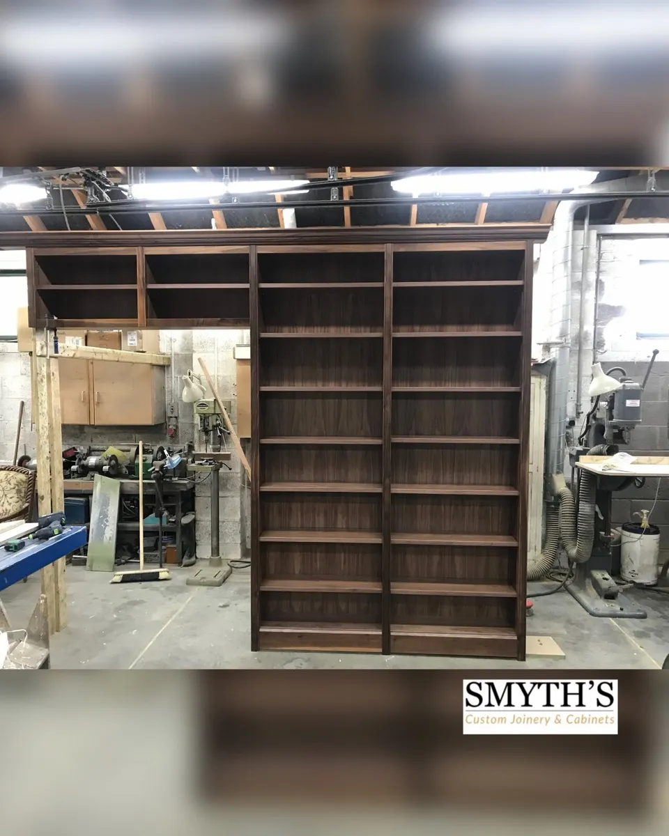 Solid Walnut Shelving units - Image 1