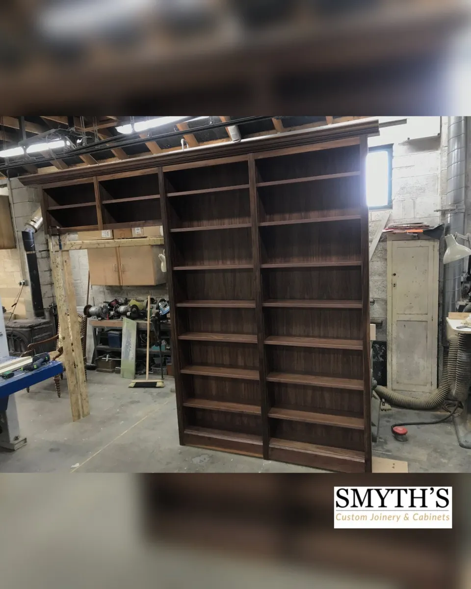 Solid Walnut Shelving units - Image 4