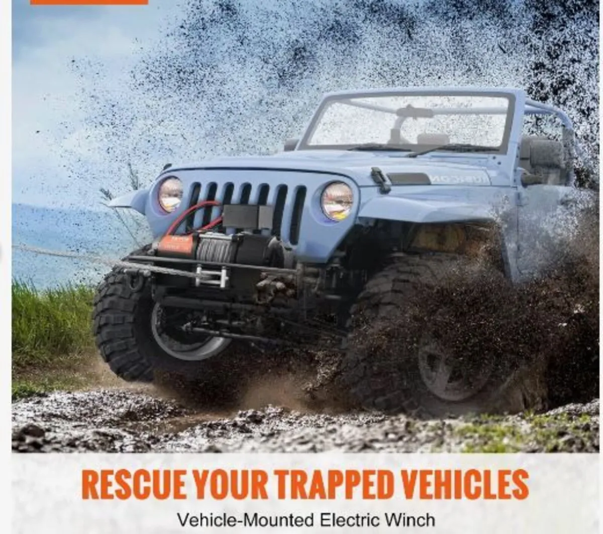 Electric Winch, 12V 4500 lb Load Capacity - Image 2