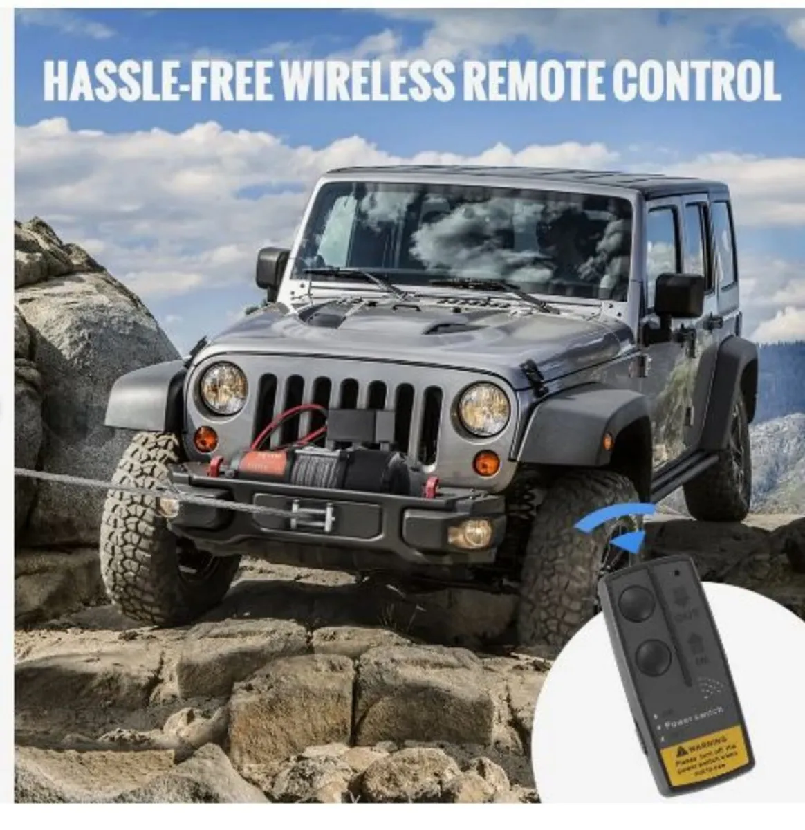 Electric Winch, 12V 4500 lb Load Capacity - Image 4