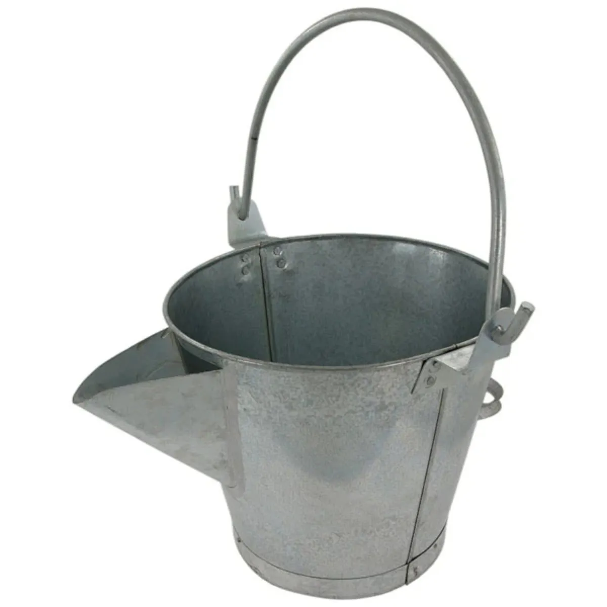 Galvanised Tar Bucket - Image 1