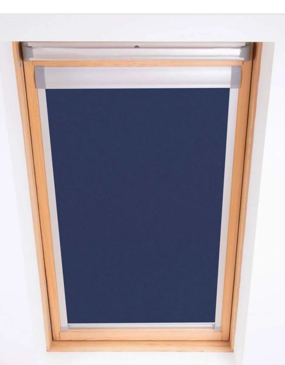 2 VELUX
window blackout blinds (blue) - Image 1