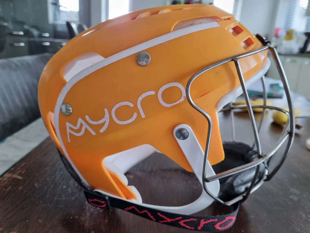 Mycro Hurling / Camogie  Helmet: Small, Yellow - Image 2