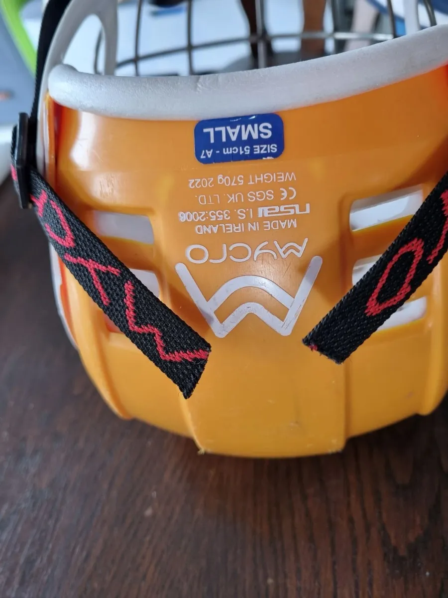 Mycro Hurling / Camogie  Helmet: Small, Yellow - Image 3