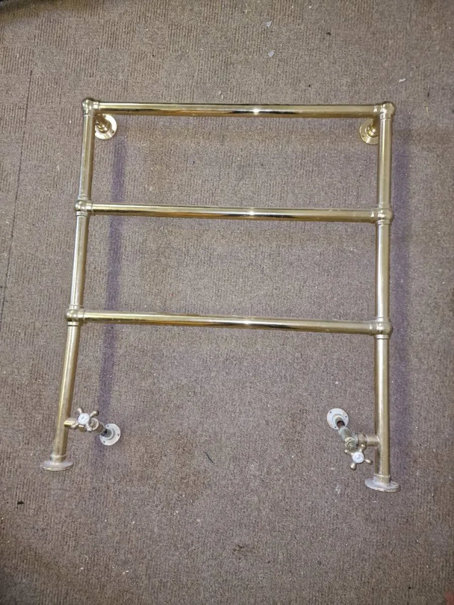 Brass heated Towel Rail - Image 2