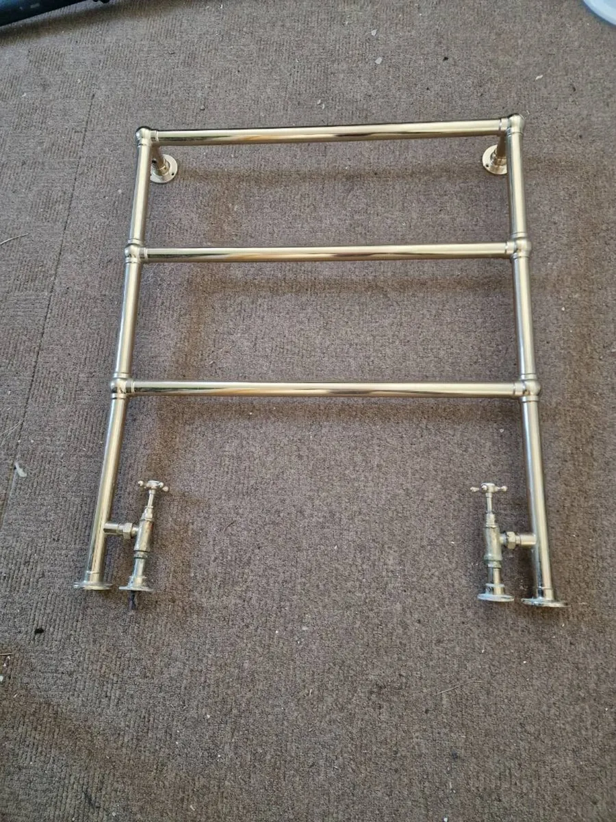 Brass heated Towel Rail - Image 1