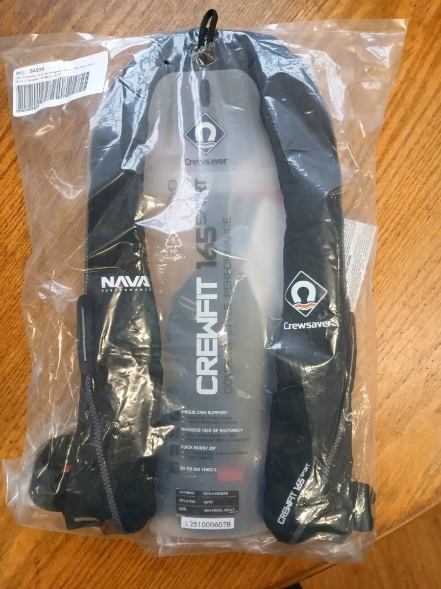 SALE: NEW Crewsaver Auto 165N lifejacket, FREE P+P - Image 2