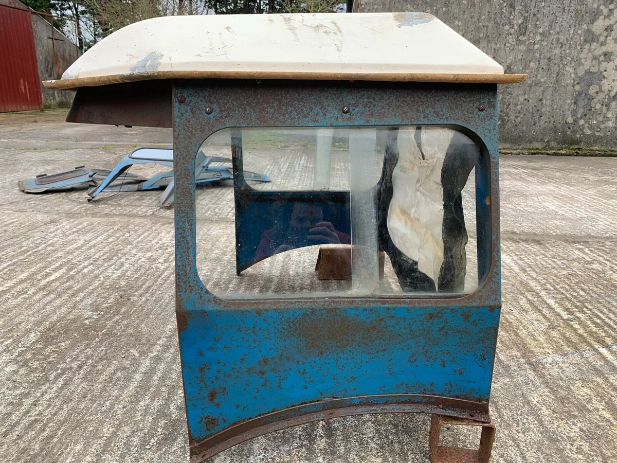 Ford Super Dexta tractor cab and tyre - Image 2