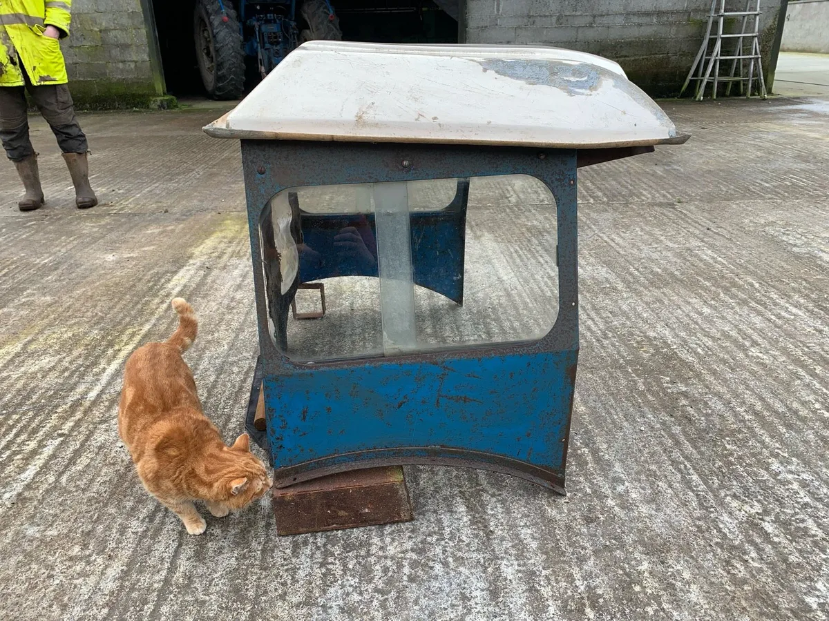 Ford Super Dexta tractor cab and tyre - Image 4