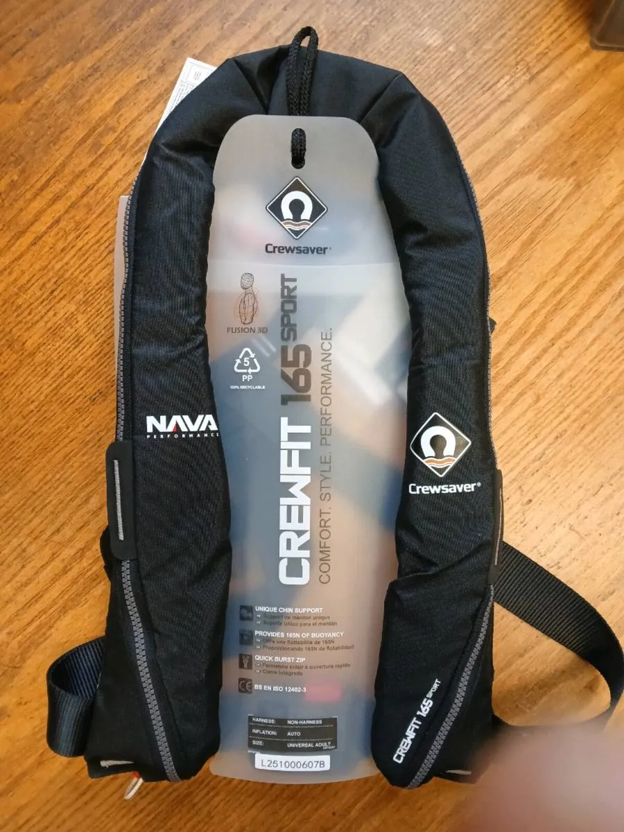 SALE: NEW Crewsaver Auto 165N lifejacket, FREE P+P - Image 1