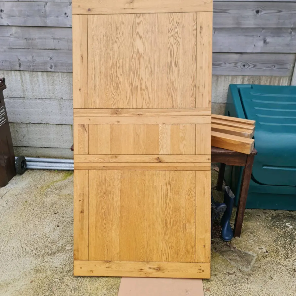 Solid Oak Extending Kitchen Table - Image 1