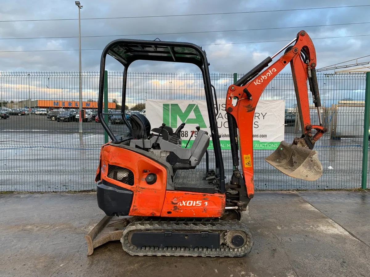 BID ONLINE NOW - 2014 KUBOTA KX015 MINI EXCAVATOR - Image 4
