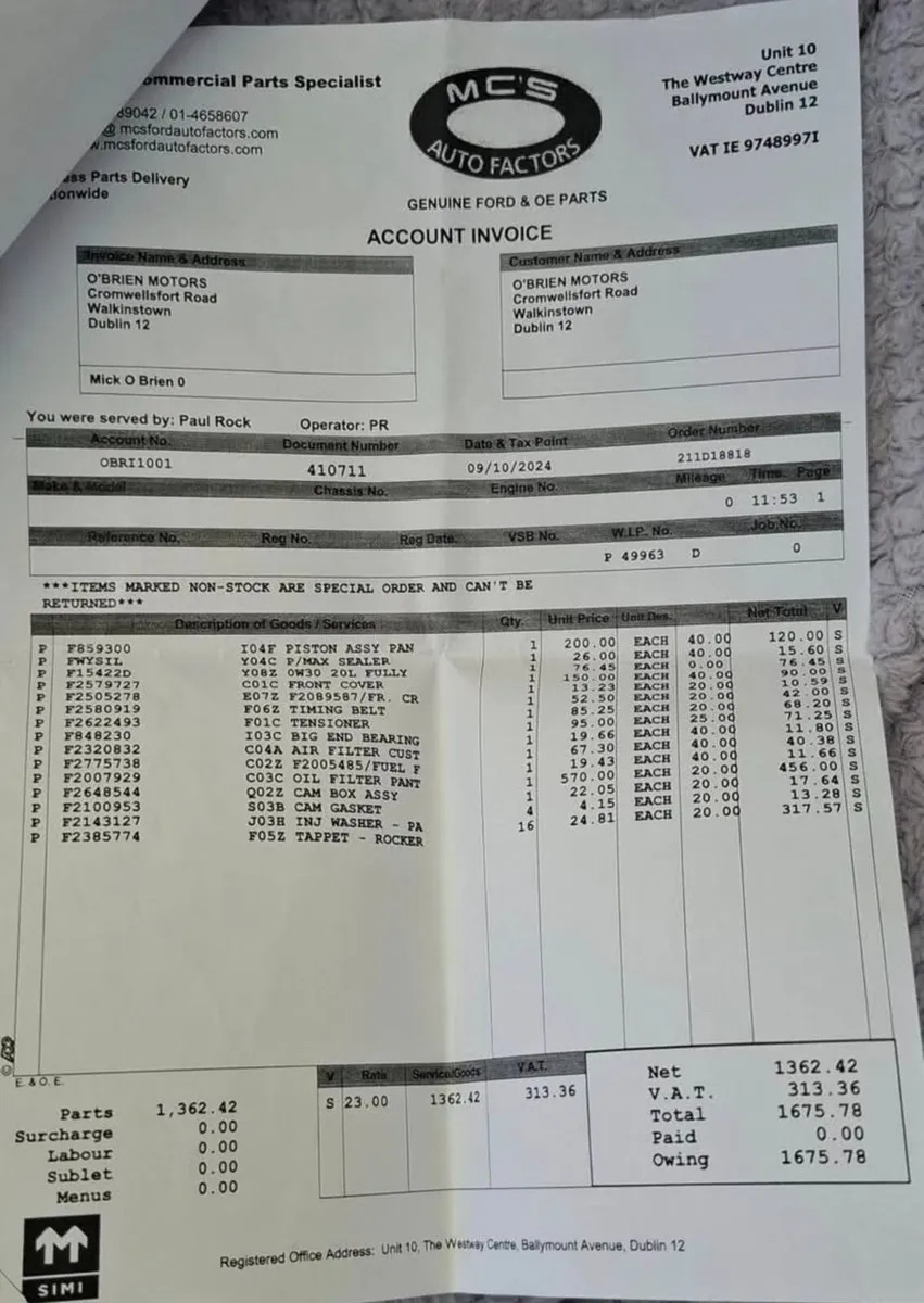 🚐 Ford Transit – Fresh CVRT –greenlight history c - Image 4