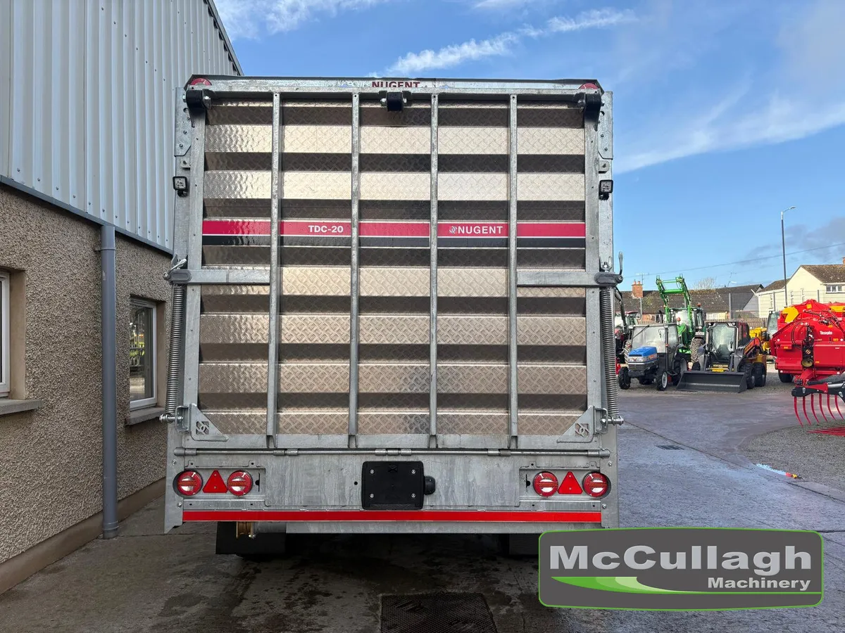 New Nugent 20ft x 8ft TractorLivestock Trailer - Image 4
