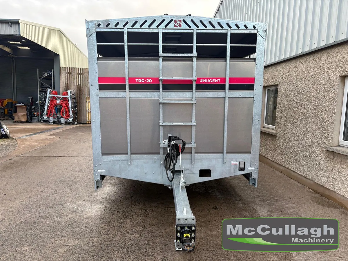 New Nugent 20ft x 8ft TractorLivestock Trailer - Image 3