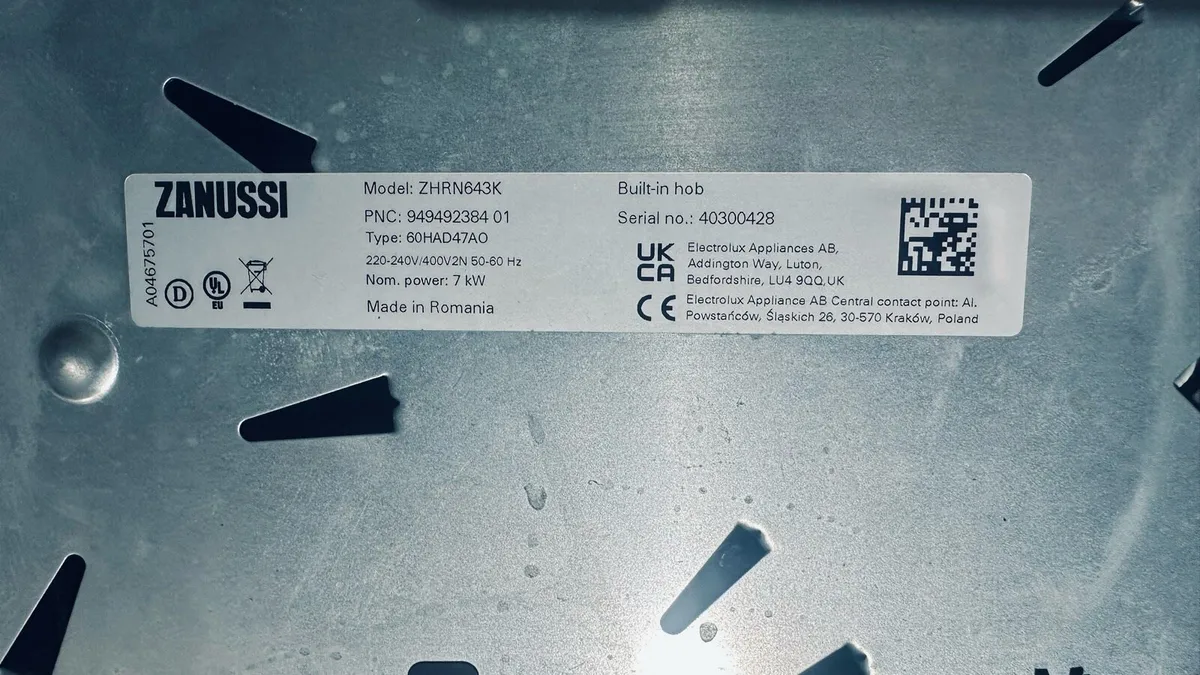 Zanussi Electric hub - Image 2