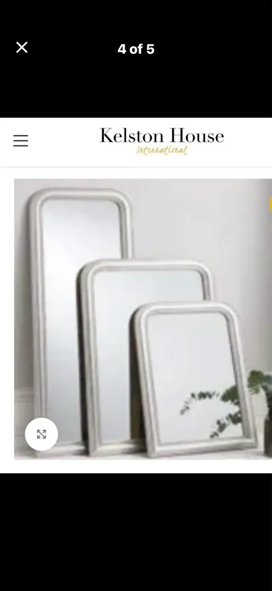 Curved Cream Bevelled Mirror - Image 4