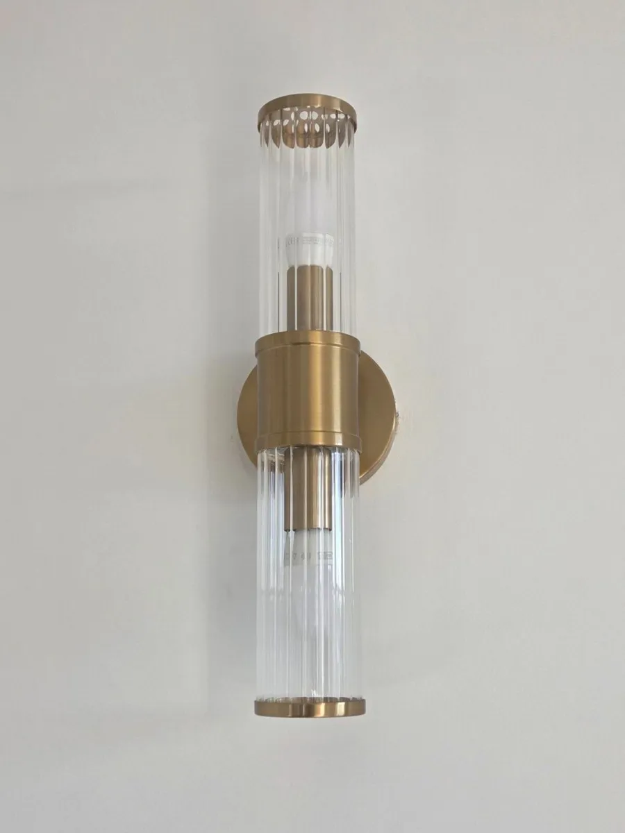 Brass Wall Lights (set of two) for sale - Image 1