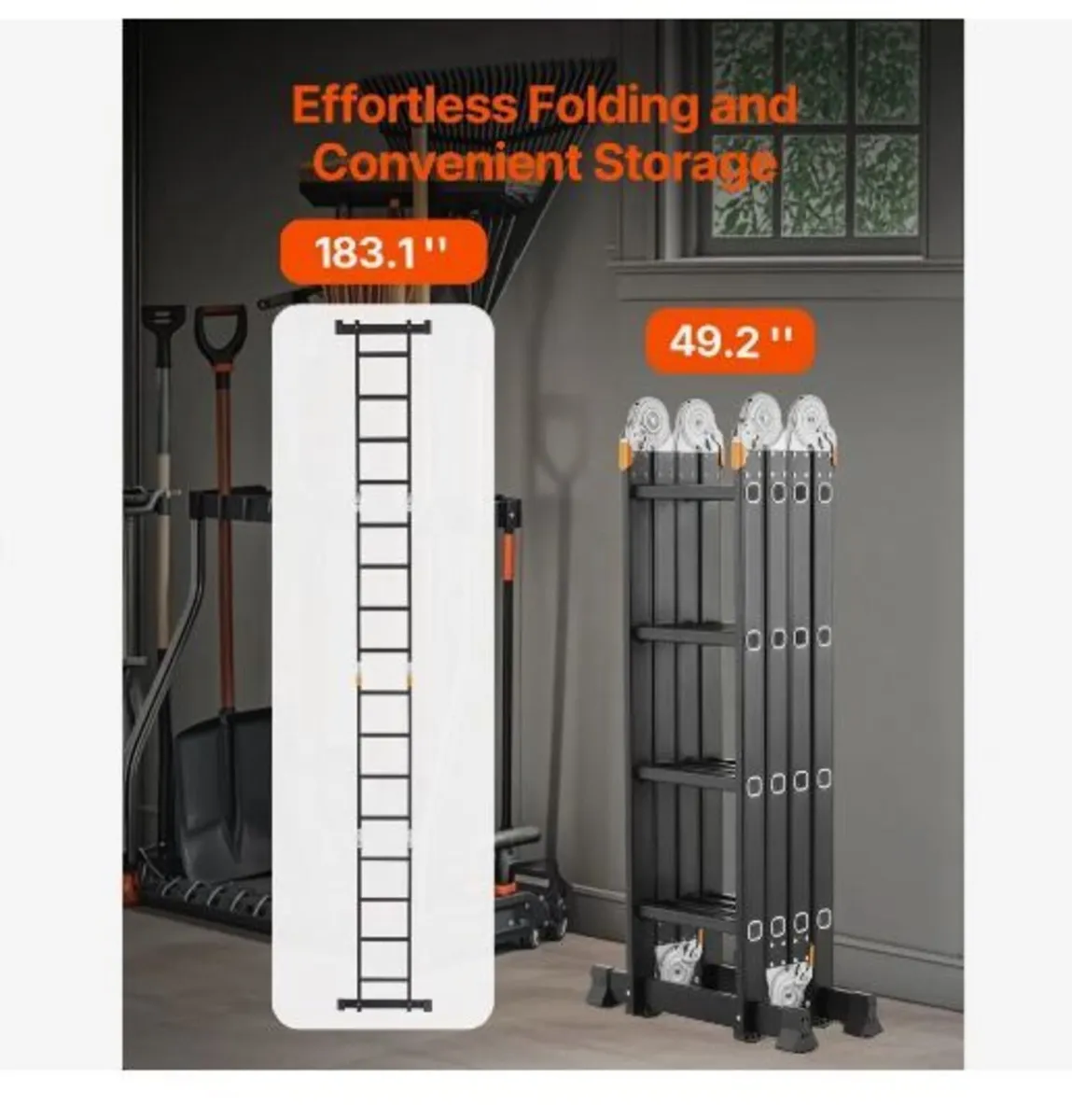 Multi-Purpose Folding Ladder, 7-in-1 - Image 4