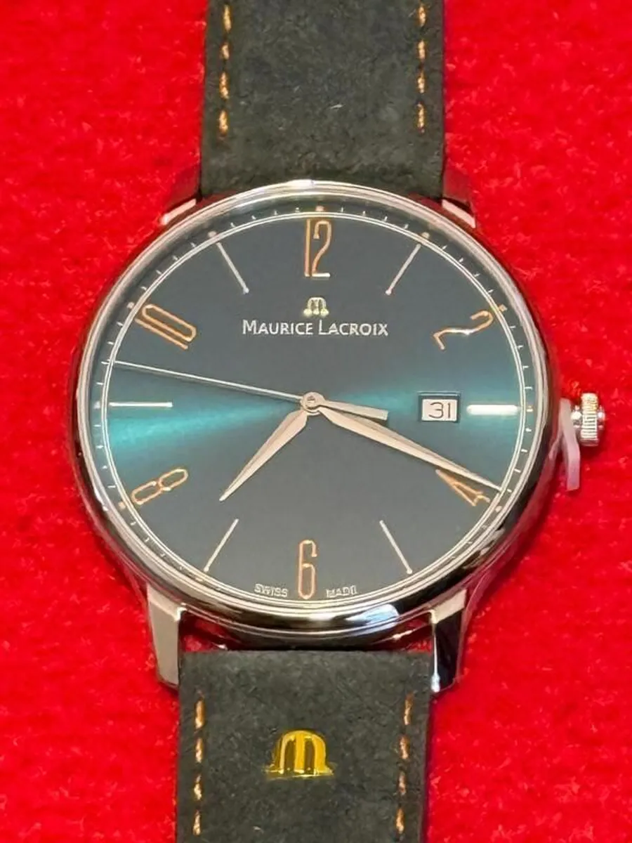 Maurice Lacroix Eliros Swiss Made Watch Green Dial Full Set - Image 2