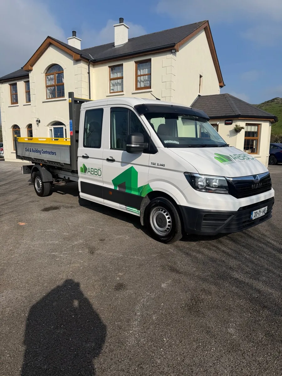 MAN TGE 3.140 tipper & crane - Image 1