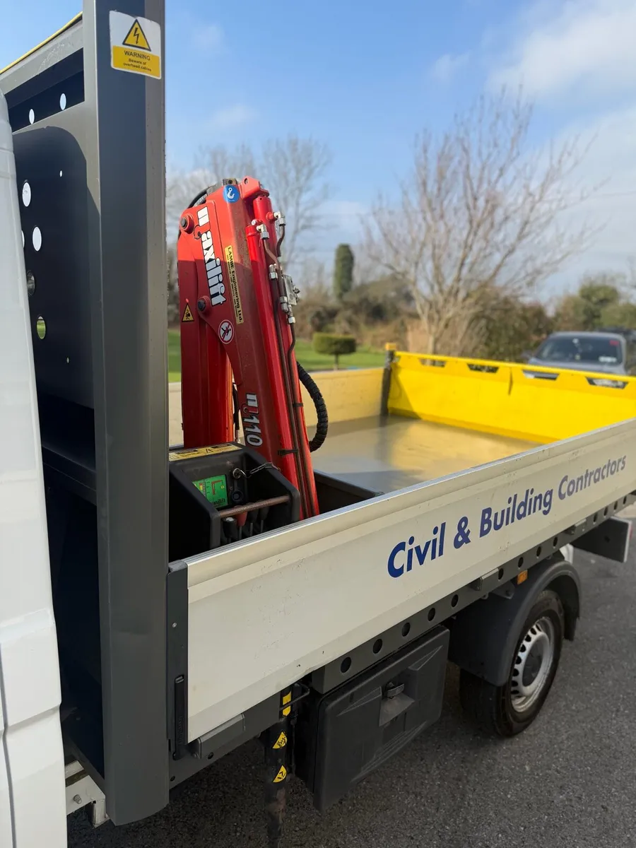 MAN TGE 3.140 tipper & crane - Image 4