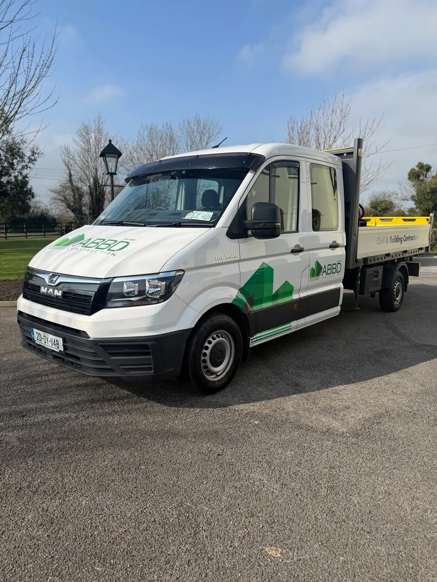 MAN TGE 3.140 tipper & crane - Image 3