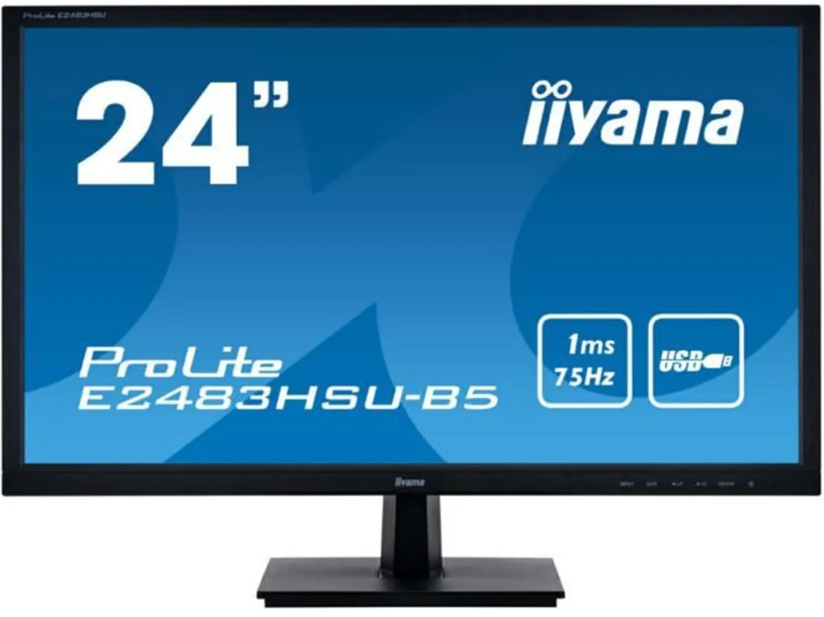 iiyama ProLite E2483HSU-B5 24" 24” Full HD Monitor - Image 2