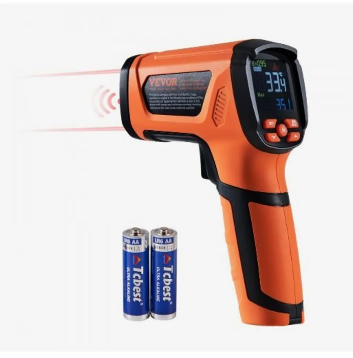 Infrared Thermometer, -40~2732°F Dual Laser - Image 1