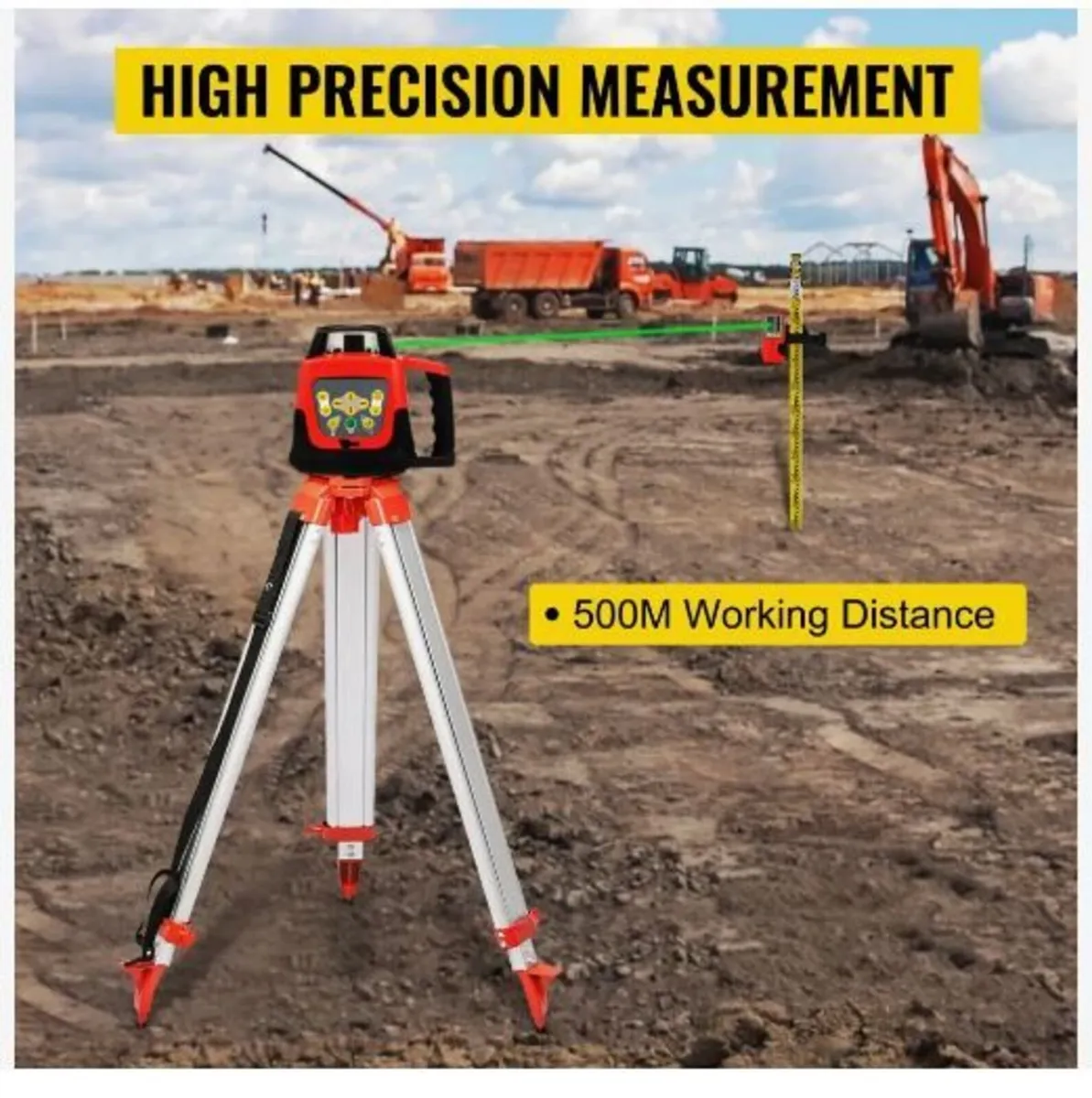 Green Rotary Laser Level Kit - Image 3
