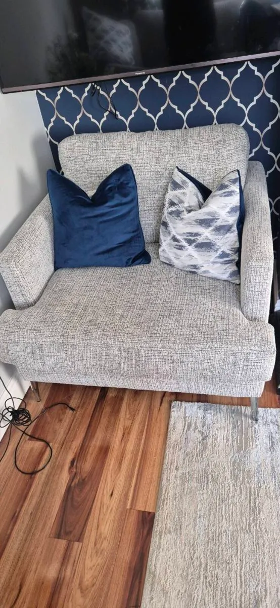 A Sofa and arm chair - Image 1