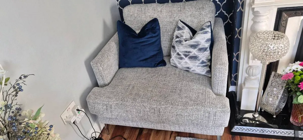 A Sofa and arm chair - Image 2