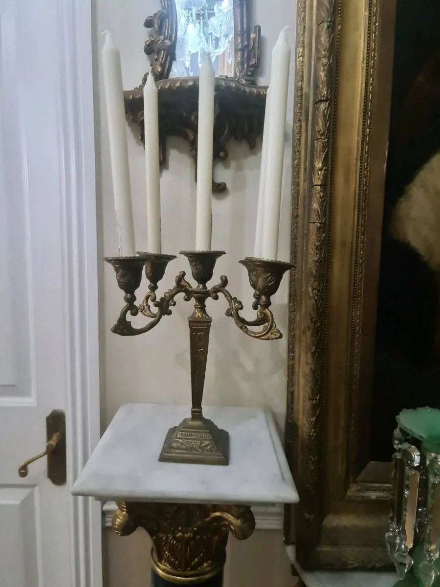 Antique detailed candleabra POSTAGE AVAILABLE - Image 1