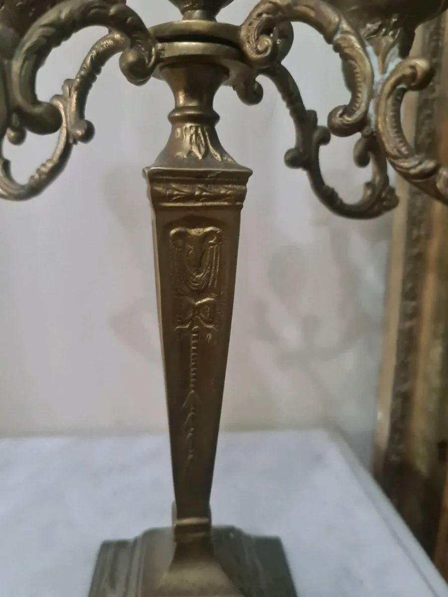 Antique detailed candleabra POSTAGE AVAILABLE - Image 2
