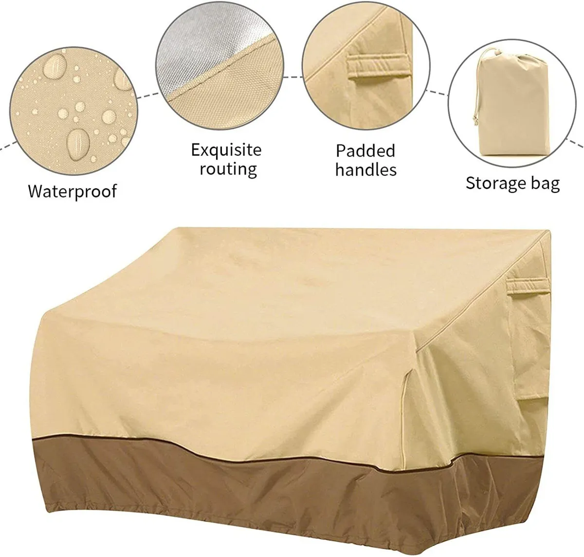 Outdoor Sofa Cover Waterproof UV Protection - Image 1