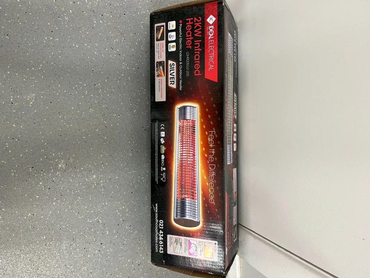 2kw infrared heater / indoor/outdoor 6 available - Image 1