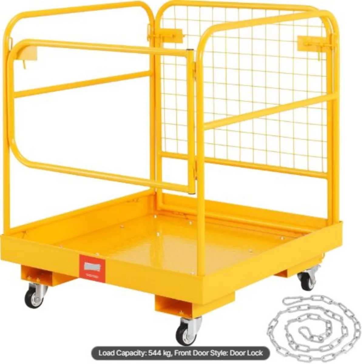 Forklift Safety Cage,544.3 kg Load Capacity, 91.4 - Image 1