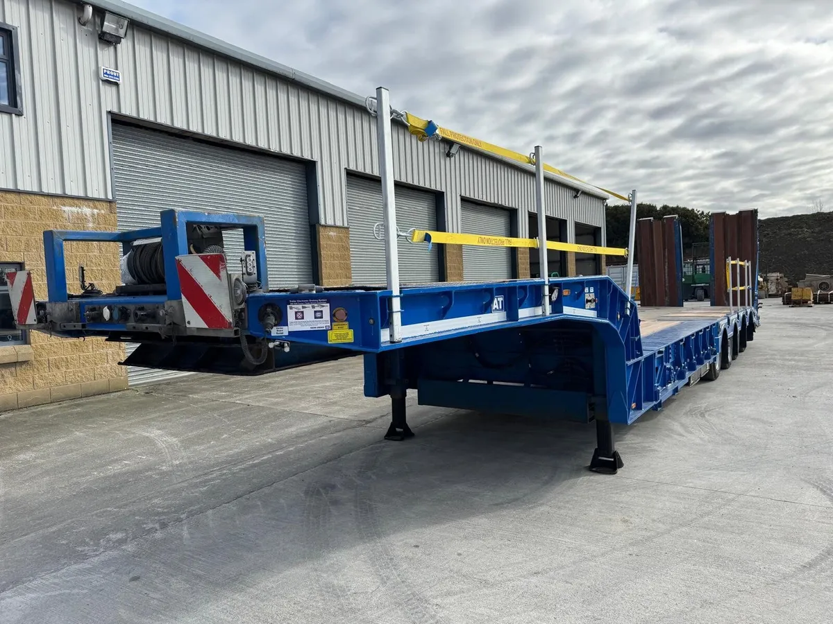 2018 Andover 4 axle extendable Low loader - Image 4