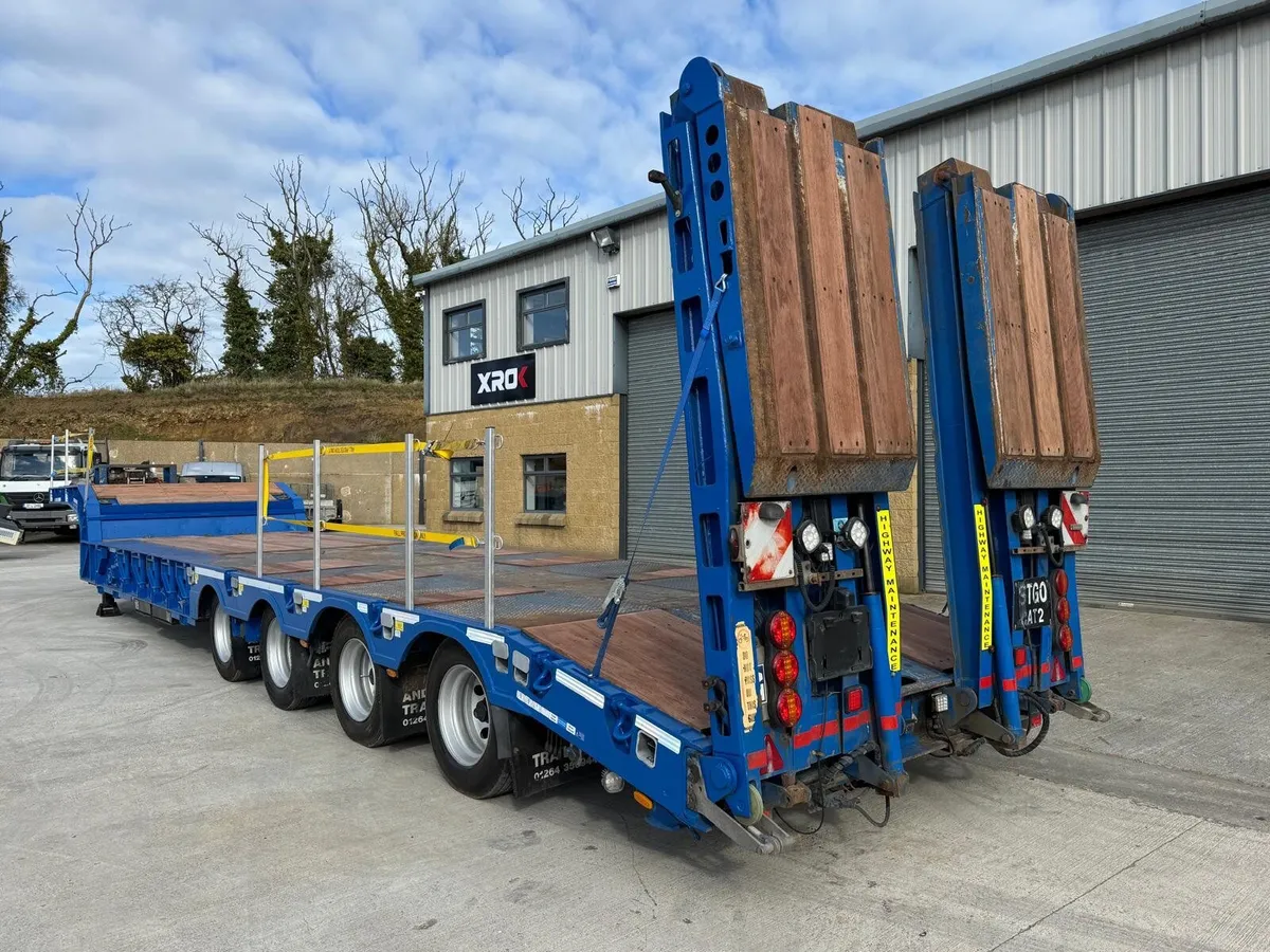 2018 Andover 4 axle extendable Low loader - Image 2